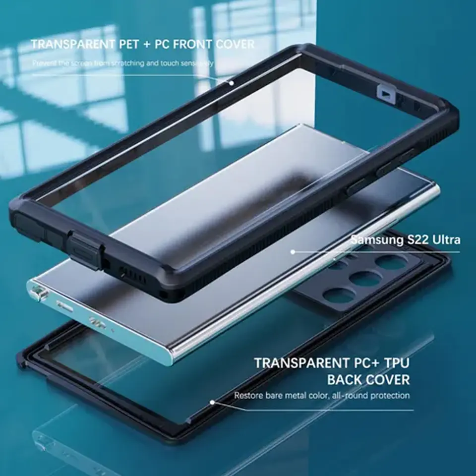 Carcasa Blindada Waterproof Para Galaxy S23 Ultra 4