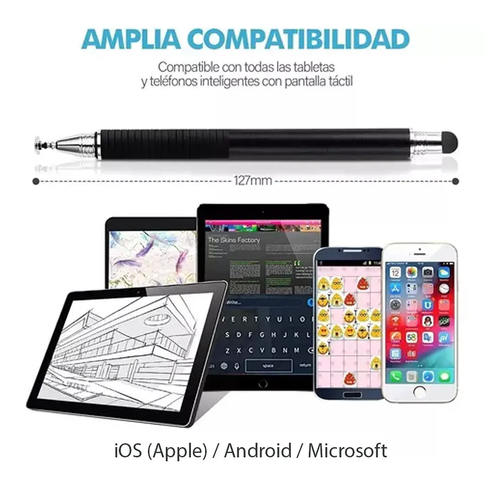 Lápiz Óptico Capacitivo Para Pantalla Tablet / Celular 3