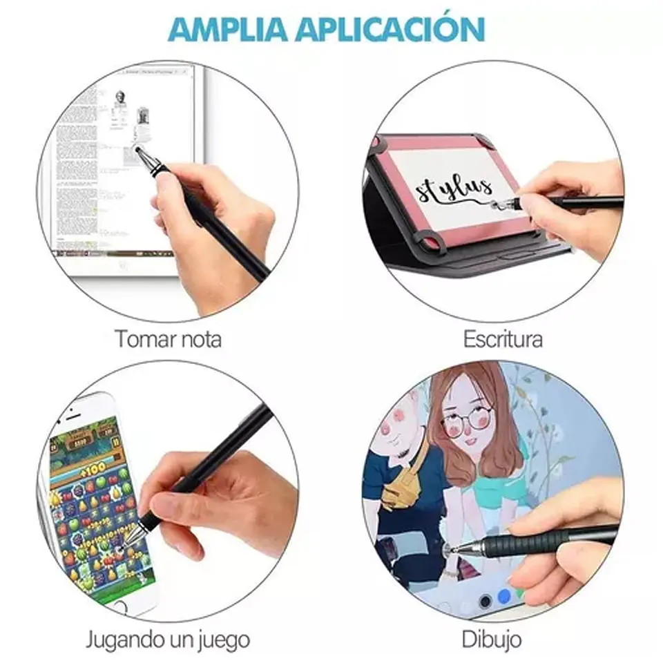 Lápiz Óptico Capacitivo Para Pantalla Tablet / Celular 4