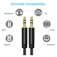 Cable De Audio Auxiliar 3.5mm 2metros Trenzado Reforzado - Miniatura 3