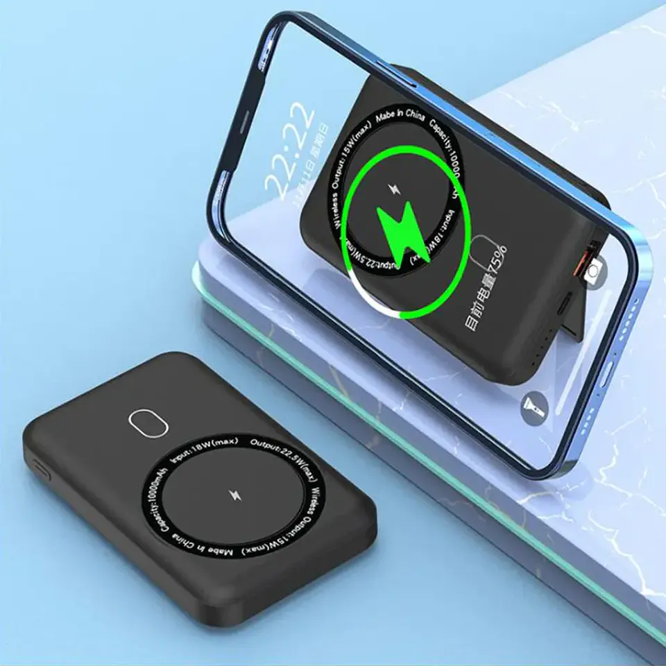 Cargador Portatil Bateria Powerbank Magnética Para iPhone 10.000mah 11