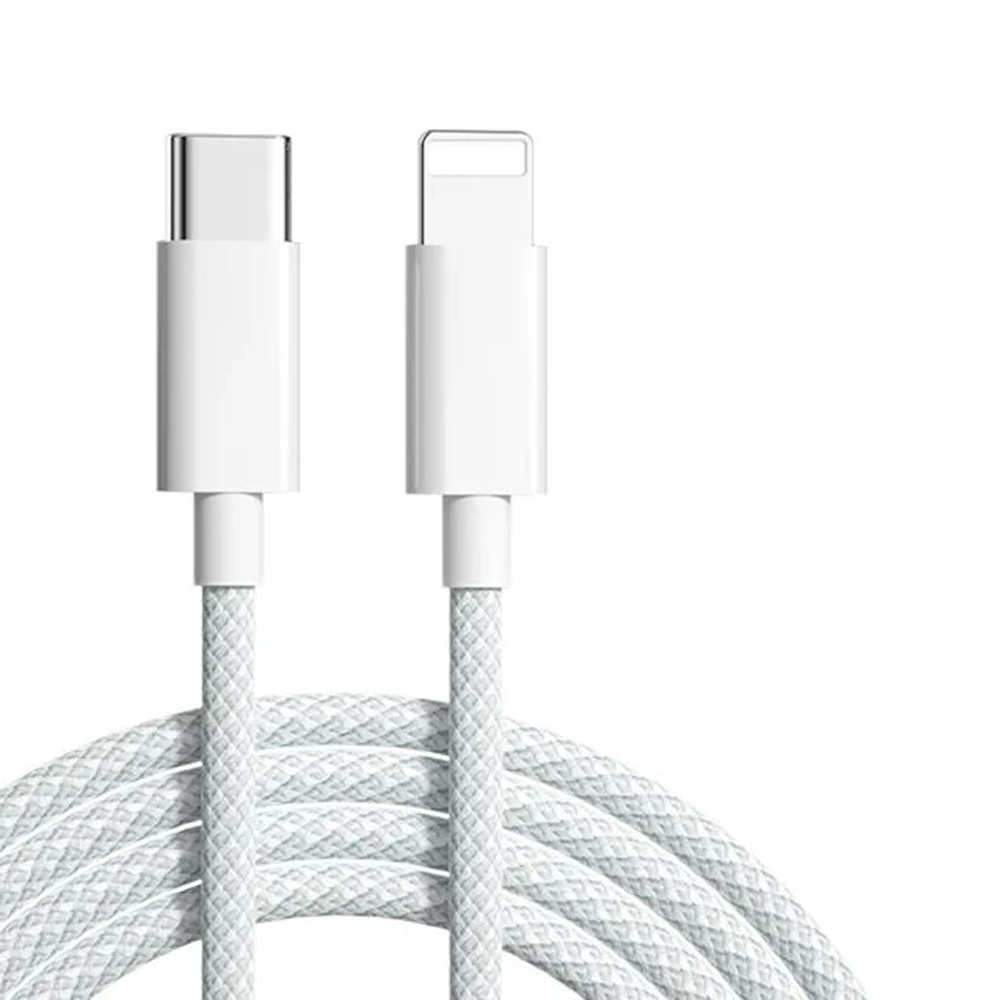 Cable Usb Tipo C Carga Rapida Nylon Trenzado Para iPhone 2mt