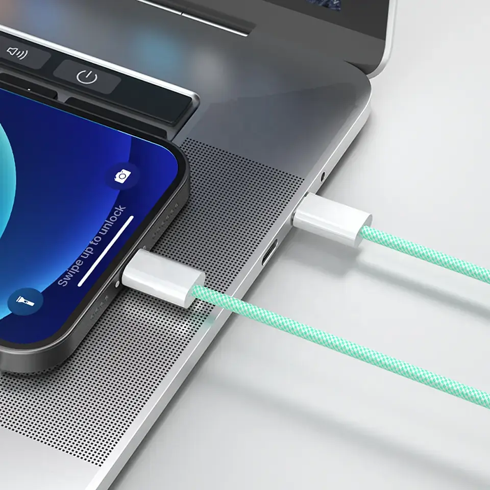 Cable USB C Trenzado Para iPhone / iPad / Android 8