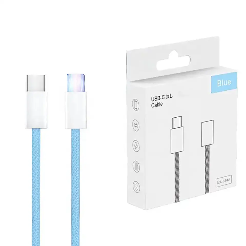 Cable USB C Trenzado Para iPhone / iPad / Android 9