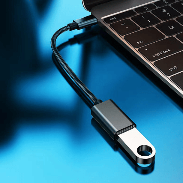 Cable Otg Tipo C Para Macbook Notebook Pendrive Teclado 4