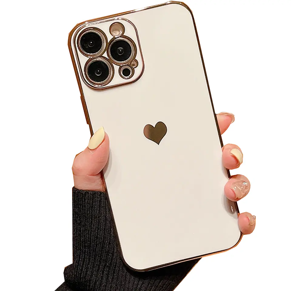 Carcasa para iPhone 11 12 13 14 15 Corazones 12