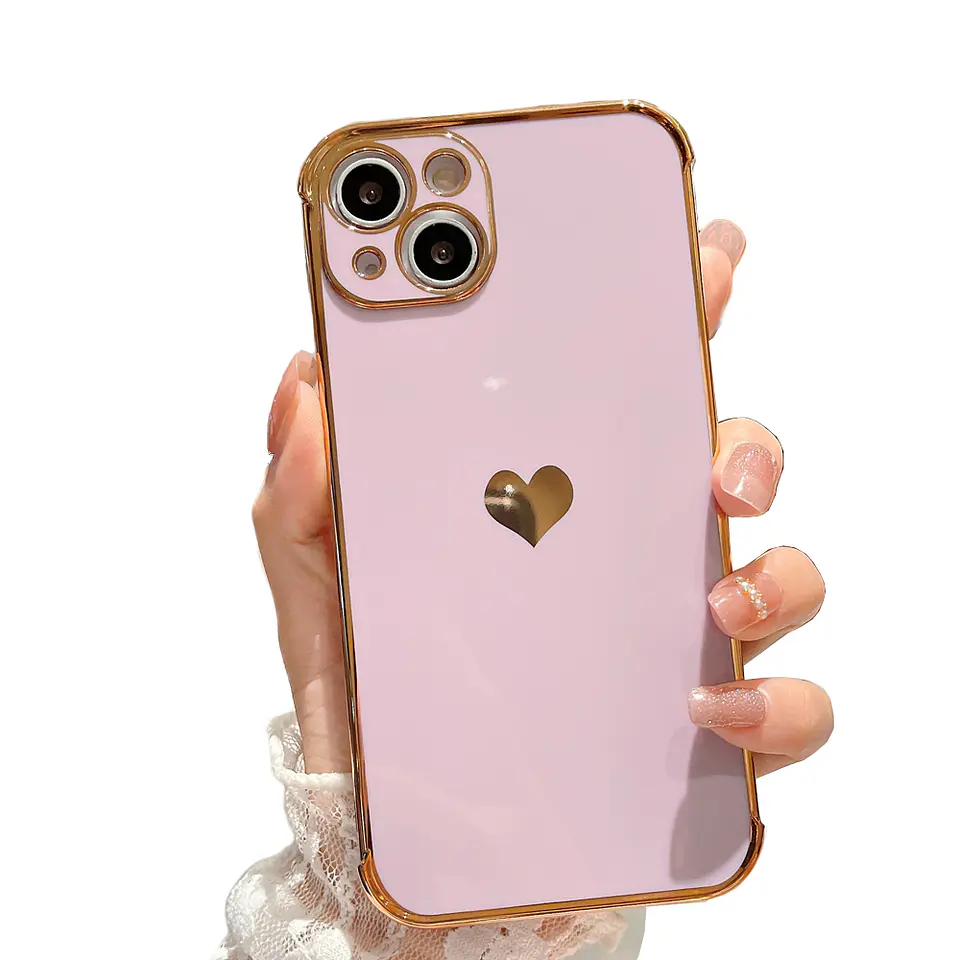 Carcasa para iPhone 11 12 13 14 15 Corazones 15