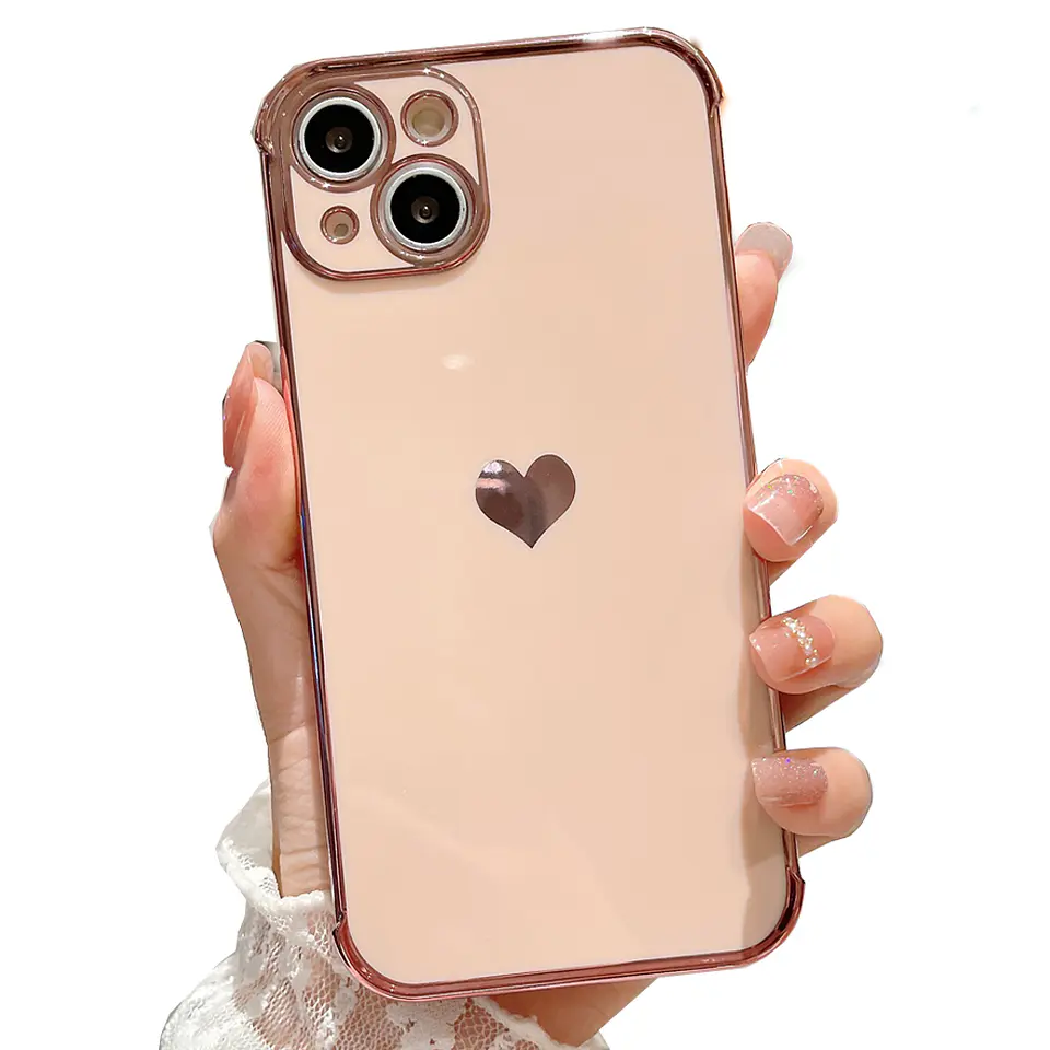 Carcasa para iPhone 11 12 13 14 15 Corazones 18