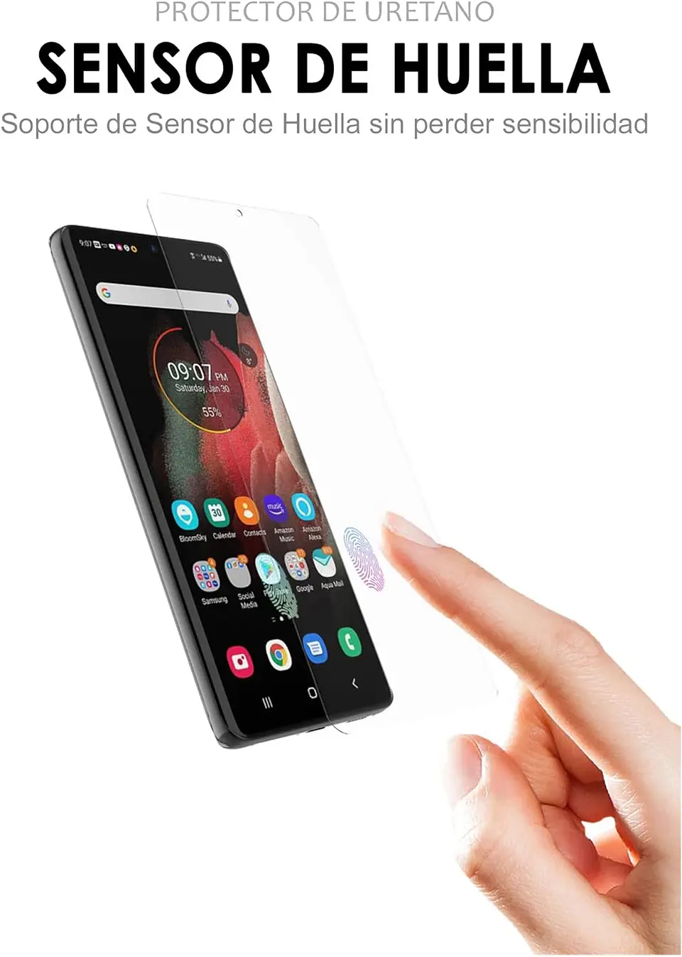 Lamina Hidrogel para iPhone 15 / 15 Pro 9