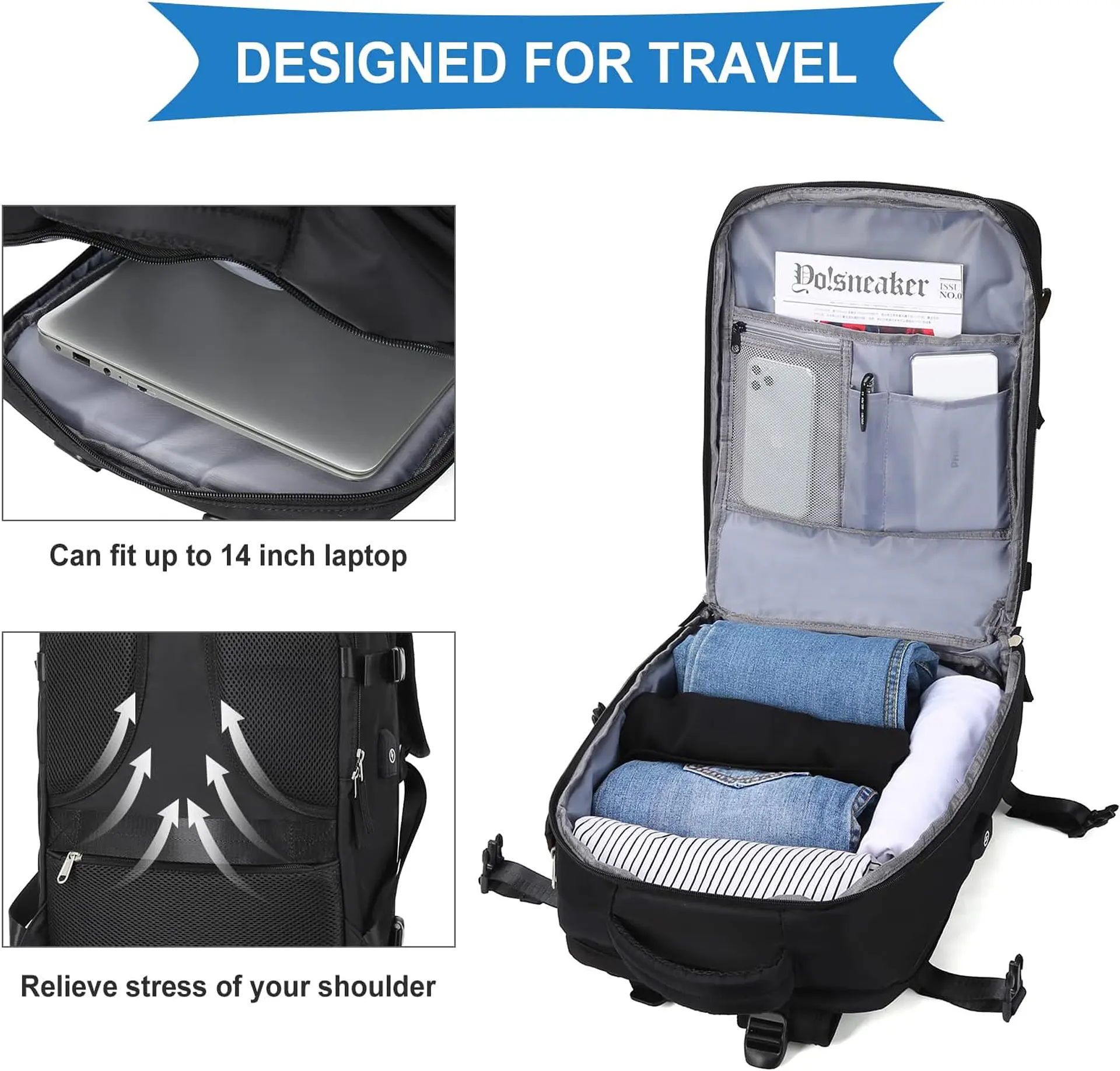Mochila Viral De Viaje Avión 30 Lts 6
