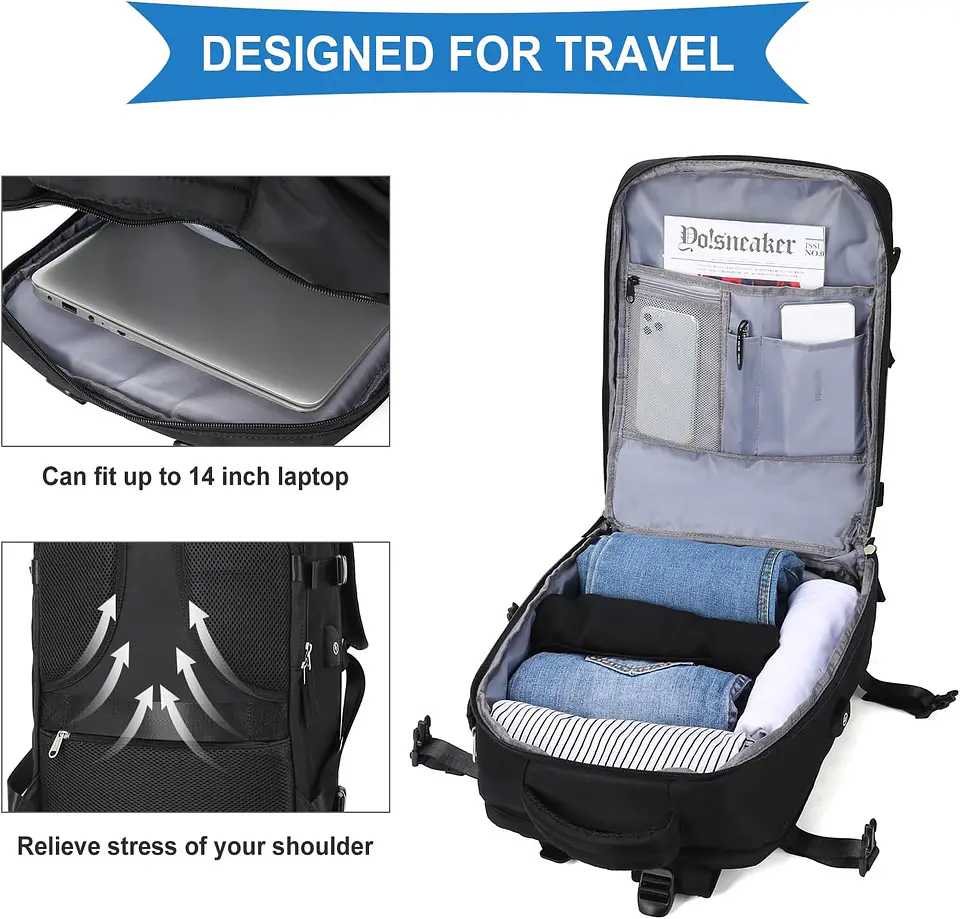 Mochila Viral De Viaje Avión 30 Lts 6
