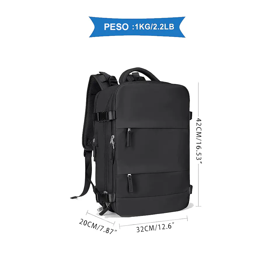 Mochila Viral De Viaje Avión 30 Lts 7