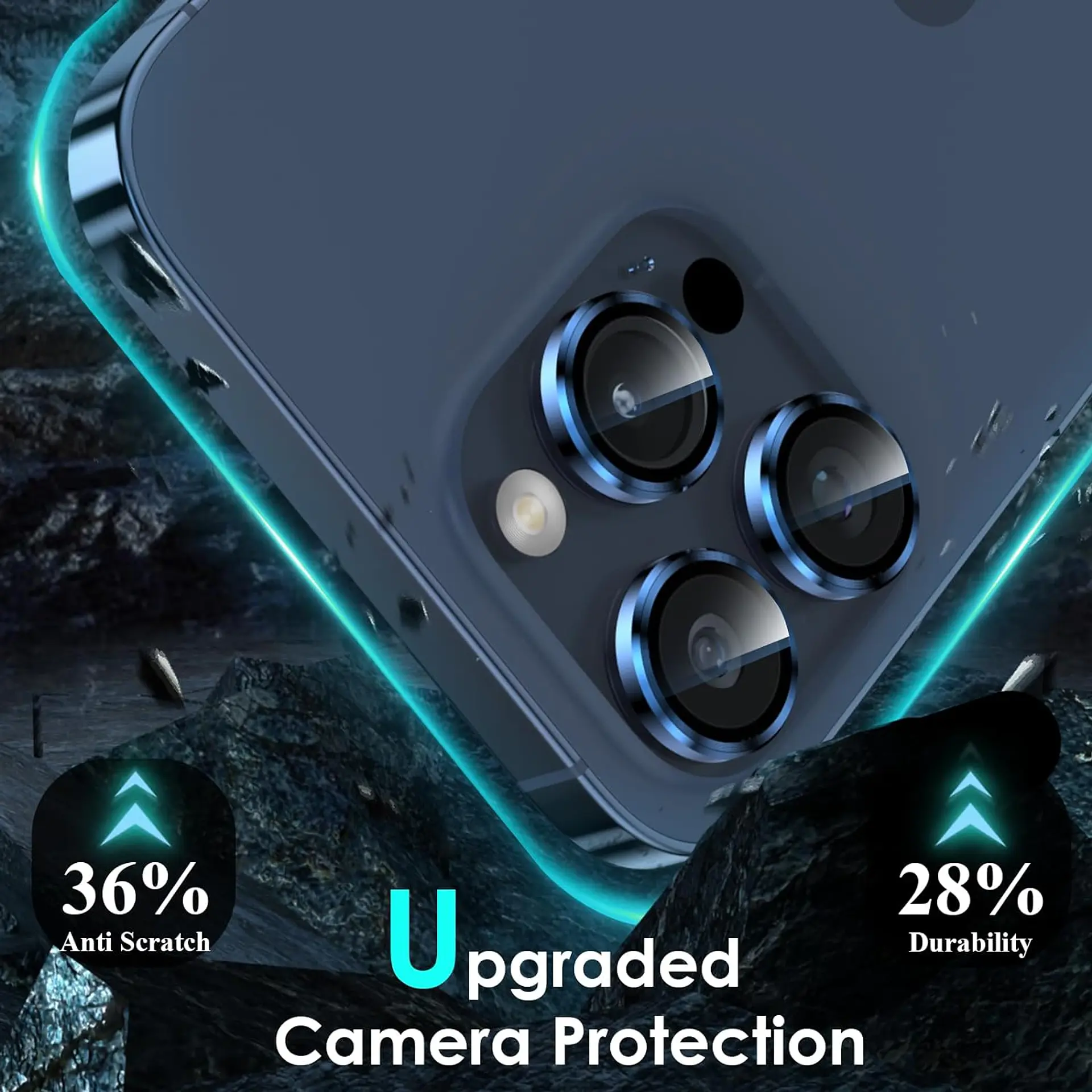 Protector Cámara Para iPhone 15 Pro / Pro Max 8