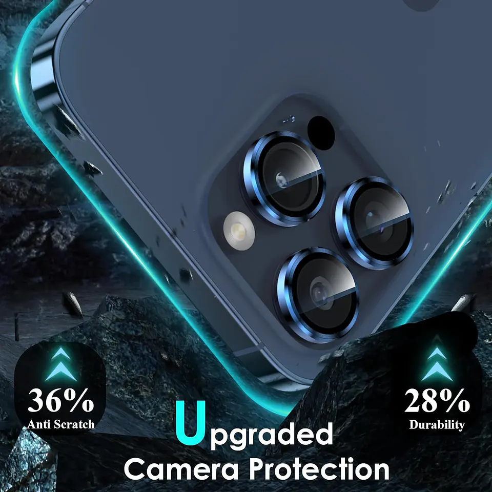 Protector Cámara Para iPhone 15 Pro / Pro Max 8