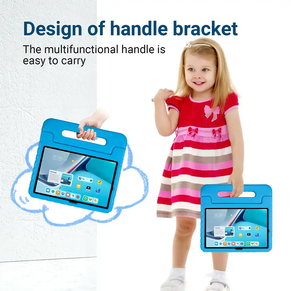 Funda Antigolpes Para iPad 10.2 / 10.9 / 11 Apto Para Niños 3