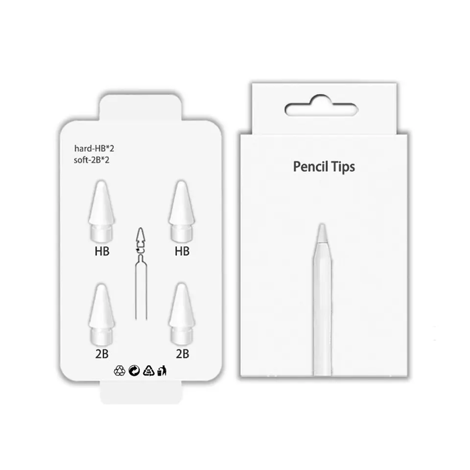 Punta Reemplazo Para Apple Pencil Hb 2b Kit 4 Unidades 1