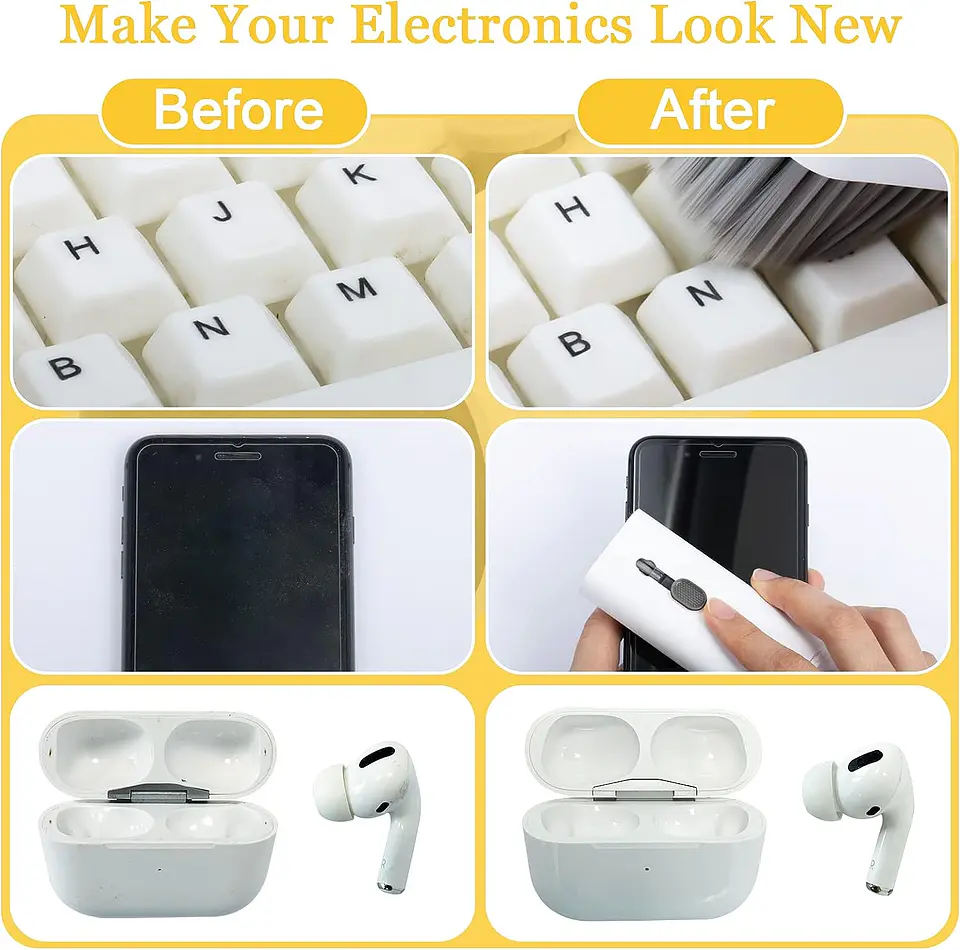 Kit Limpieza Para Pantalla Teclado Audifonos AirPods Macbook 3