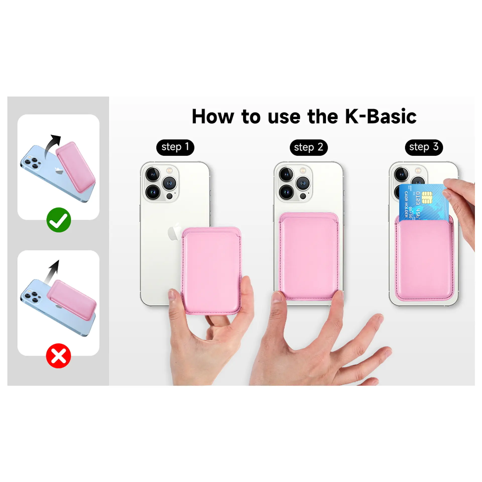 Billetera Tarjetero para iPhone Magnético 6