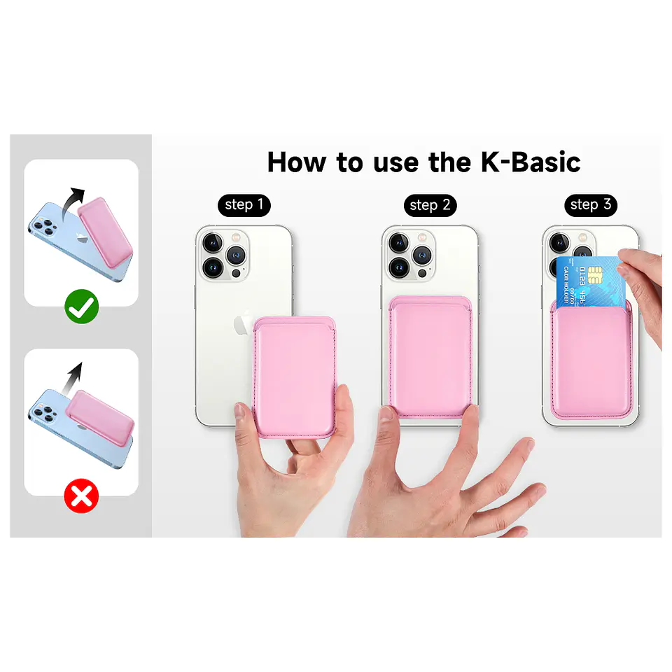 Billetera Tarjetero para iPhone Magnético Magsafe 6
