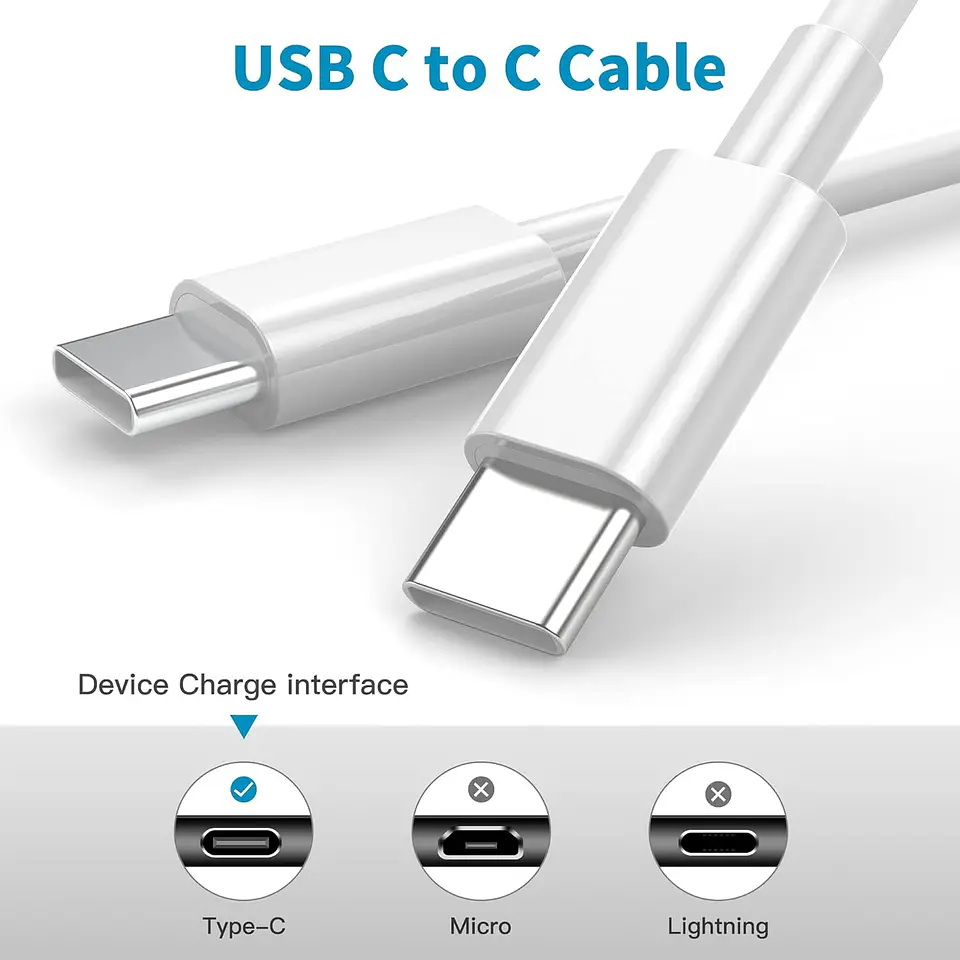 Cable Tipo C A Tipo C Para iPad / iPhone 15 / 16 2