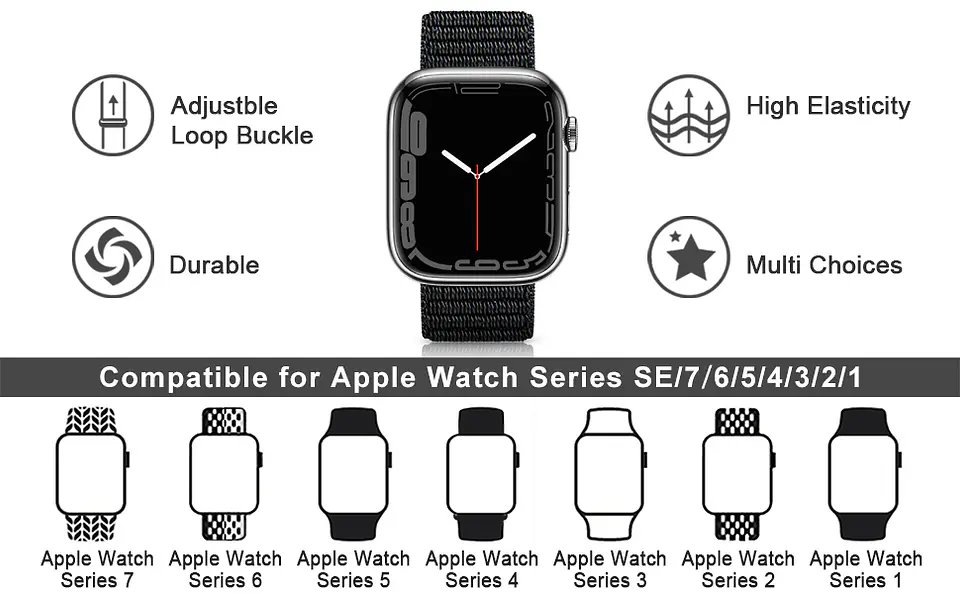 Correa de Nylon para Apple Watch 2