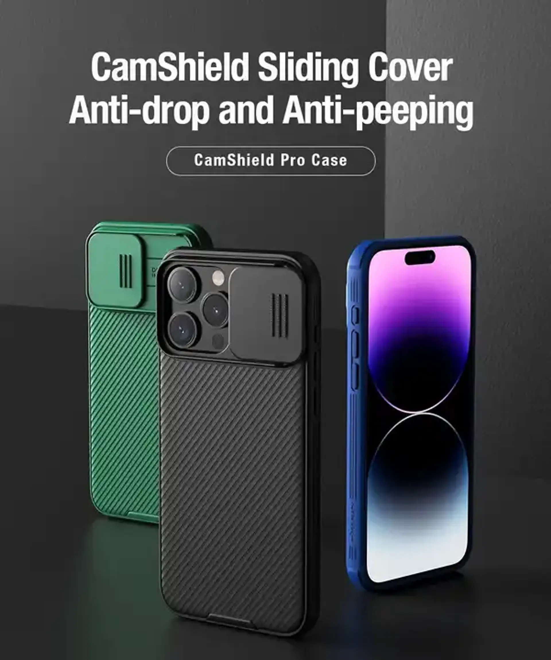 Carcasa para iPhone 16 Pro Max Nillkin Camshield 3