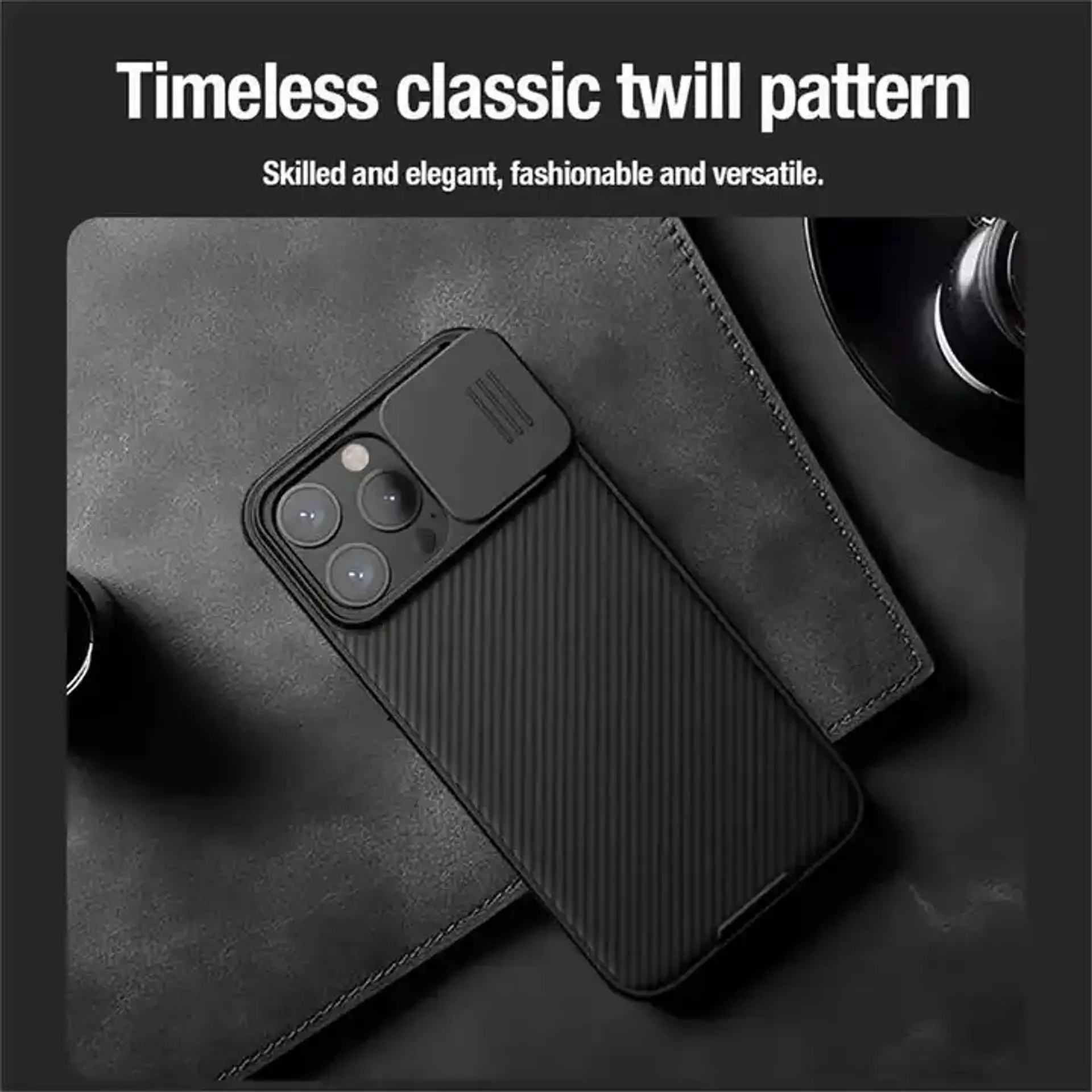 Carcasa para iPhone 16 Pro Max Nillkin Camshield 4