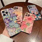 Carcasa para iPhone con Flores 3D 2
