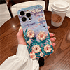 Carcasa para iPhone con Flores 3D