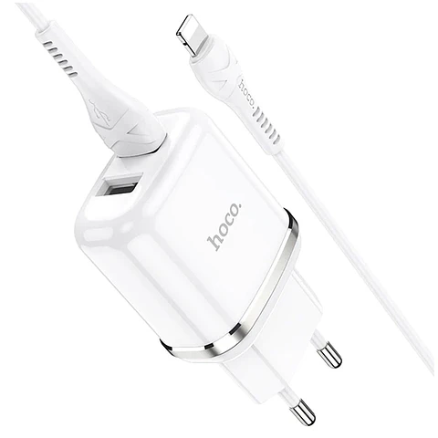 Cargador USB Doble Carga Rápida 2.4A + Cable para iPhone