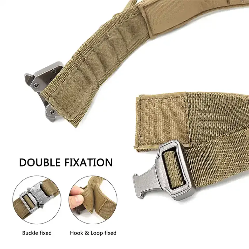 Collar Para Perro Reforzado Táctico Ajustable Resistente 5