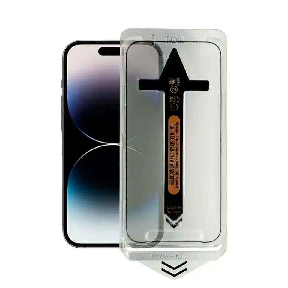 Lamina Anti Espia Para iPhone 11 / 12 / 13 / 14 / 15 / 16 Auto Instalable 3