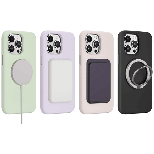 Carcasa Silicona Magnética para iPhone Compatible Magsafe