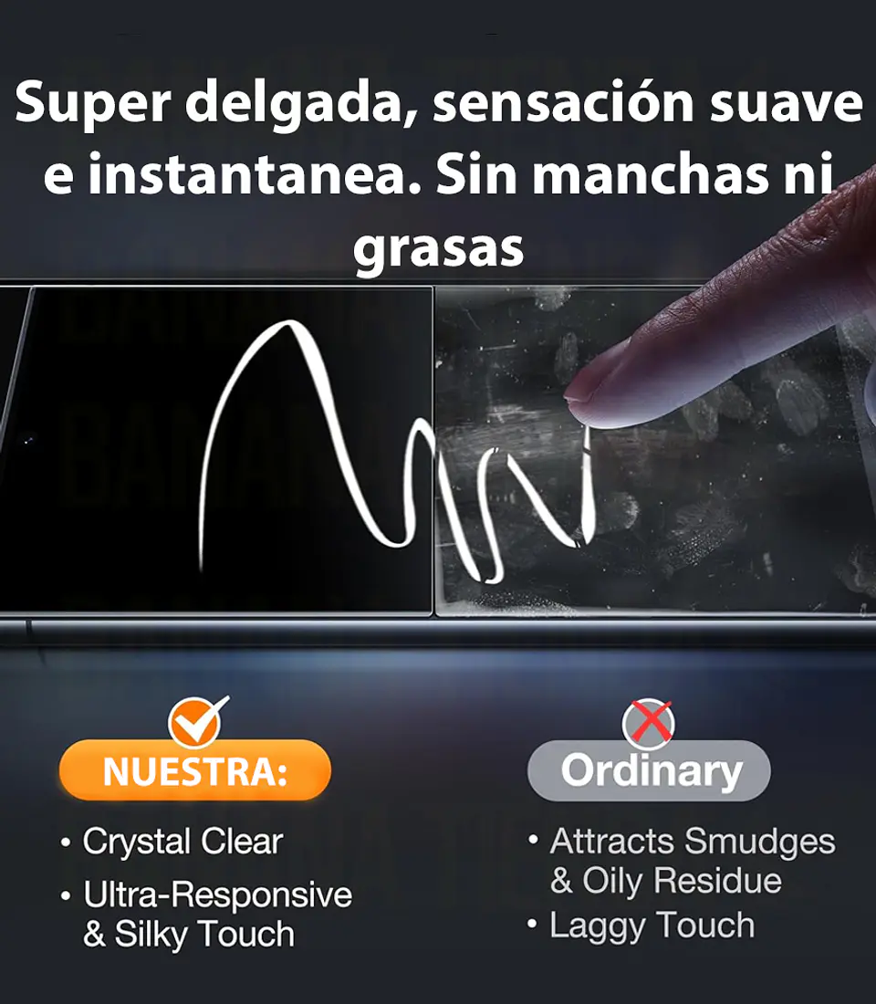Lámina Protectora Pantalla Vidrio Para  S24 Ultra 4