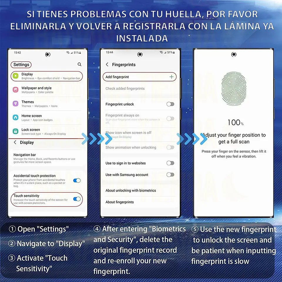 Lámina Anti Espia Privacidad Vidrio Para S24 Ultra 4