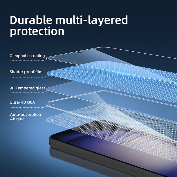 Lámina Protectora Vidrio para Samsung Galaxy S23 FE 3