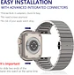 Correa Metalica Para Apple Watch Titanio - Miniatura 4