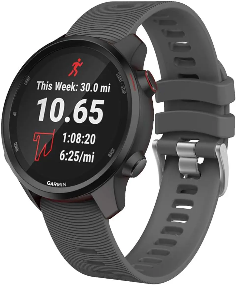 Correa Silicona Para Garmin Forerunner Vivoactive Music 20mm 4