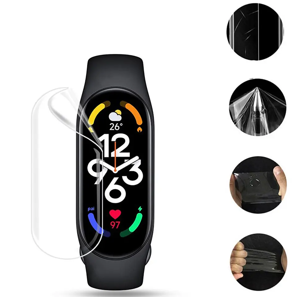 Lamina Hidrogel Para Xiaomi Smart Band 8 (6un) 1