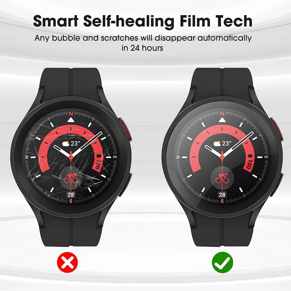 Lámina Mica Hidrogel Para Galaxy Watch 4 / 5 / 6 2UN 4