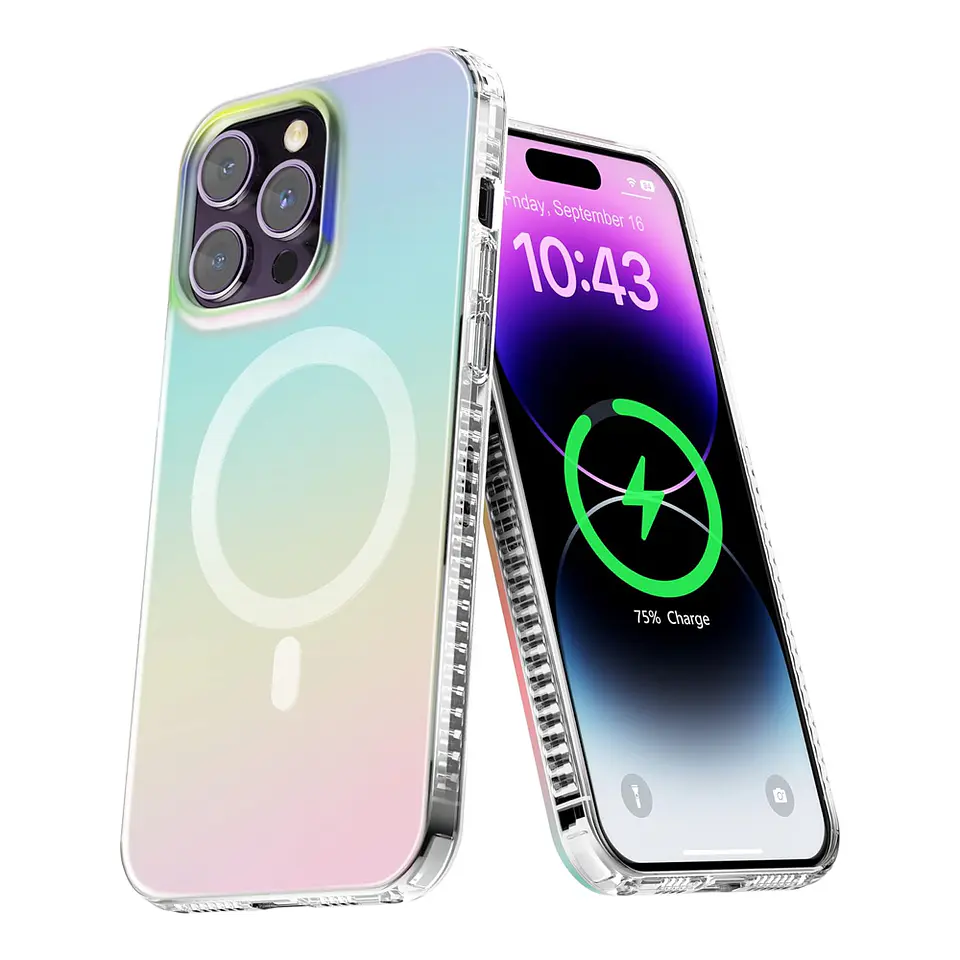 Carcasa Magnetica Para iPhone Multicolor Compatible Magsafe 1