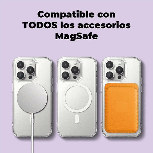 Kit Carcasa compatible Magsafe Para iPhone 14 Pro + Lamina Hidrogel 2