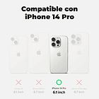 Kit Carcasa compatible Magsafe Para iPhone 14 Pro + Lamina Hidrogel 3