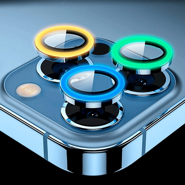 Vidrio Protector Camara Multi Color Para iPhone 11 12 13 14 3