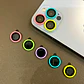 Vidrio Protector Camara Multi Color Para iPhone 11 12 13 14 - Miniatura 6