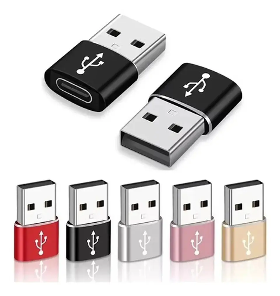 Adaptador Usb A Usb Tipo C Otg Para Macbook Notebook Auto 1