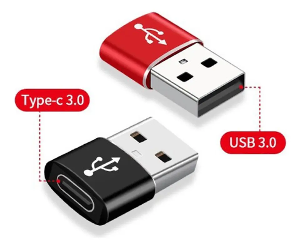Adaptador Usb A Usb Tipo C Otg Para Macbook Notebook Auto 4