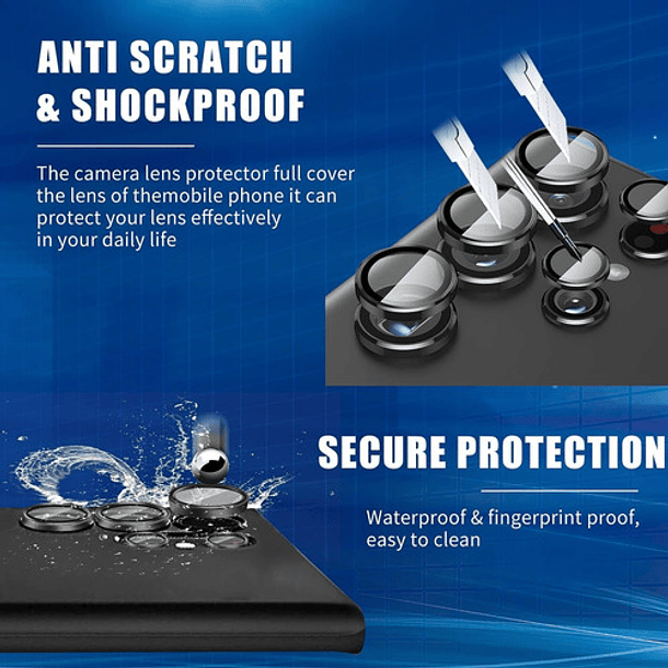 Protector De Camara Para Samsung Aluminio Todos Los Modelos 4