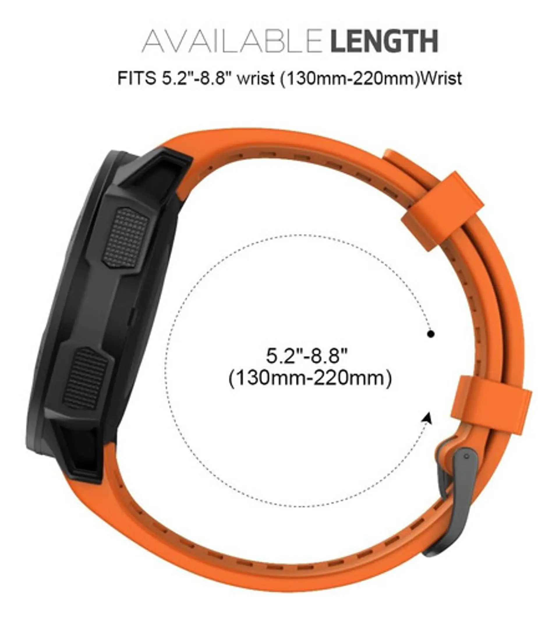 Correa Silicona Para Garmin Instinct Solar Sports Tide Etc 9