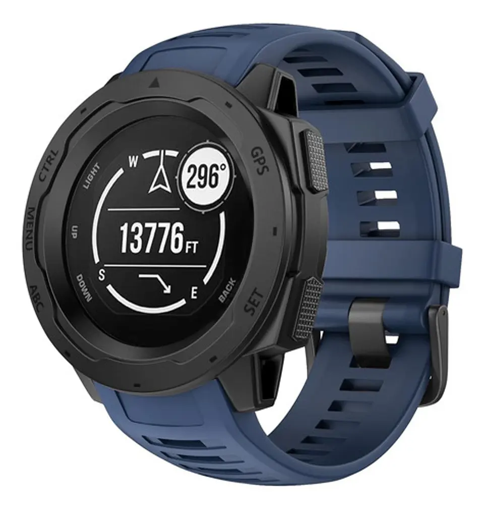 Correa Silicona Para Garmin Instinct Solar Sports Tide Etc 22
